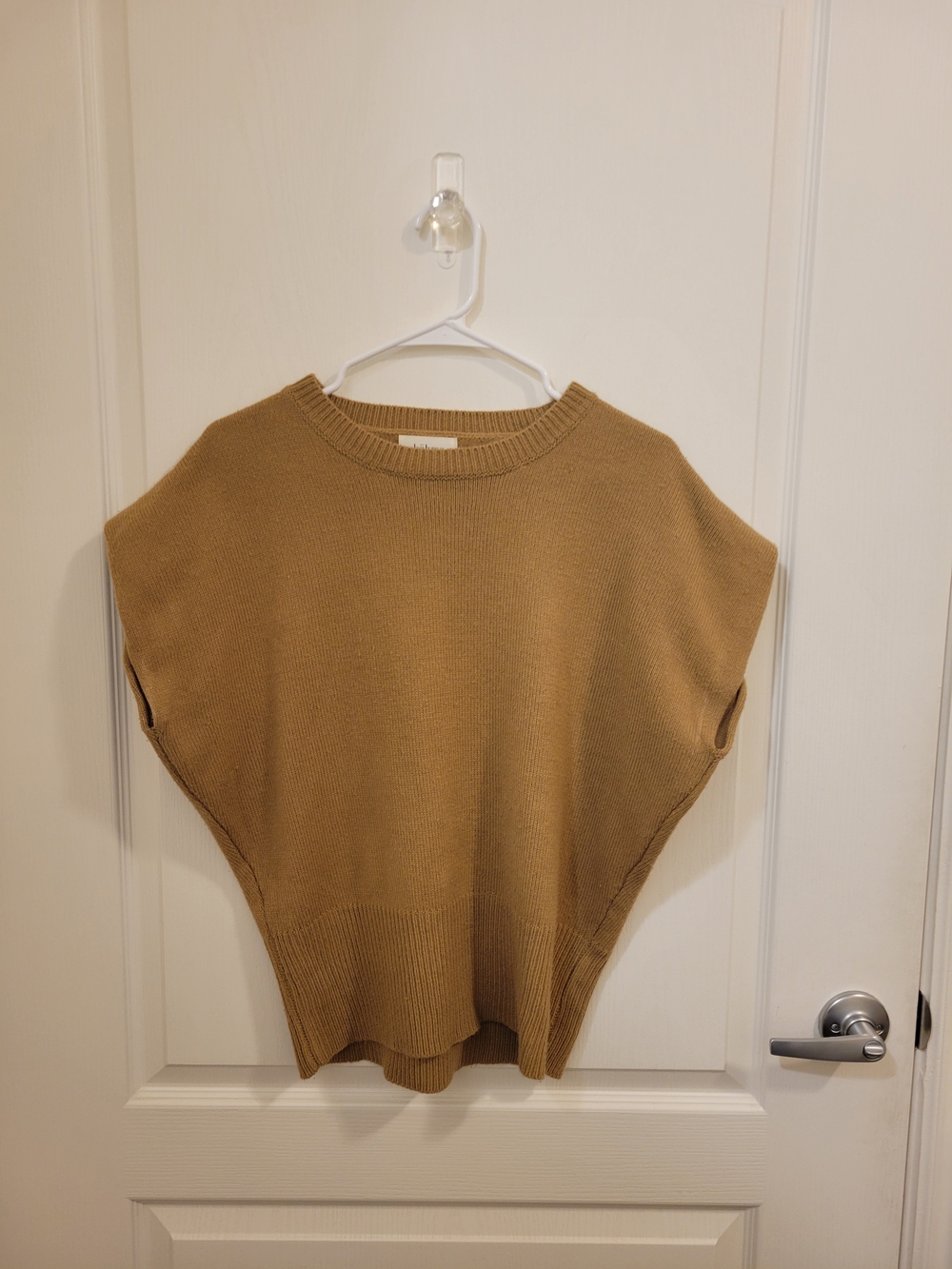 bohme Camel Knit Dolman Pullover
